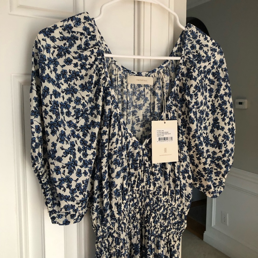 New w Tag: Faithfull Valras Midi Dress. US Size 6 - Picture 9 of 11